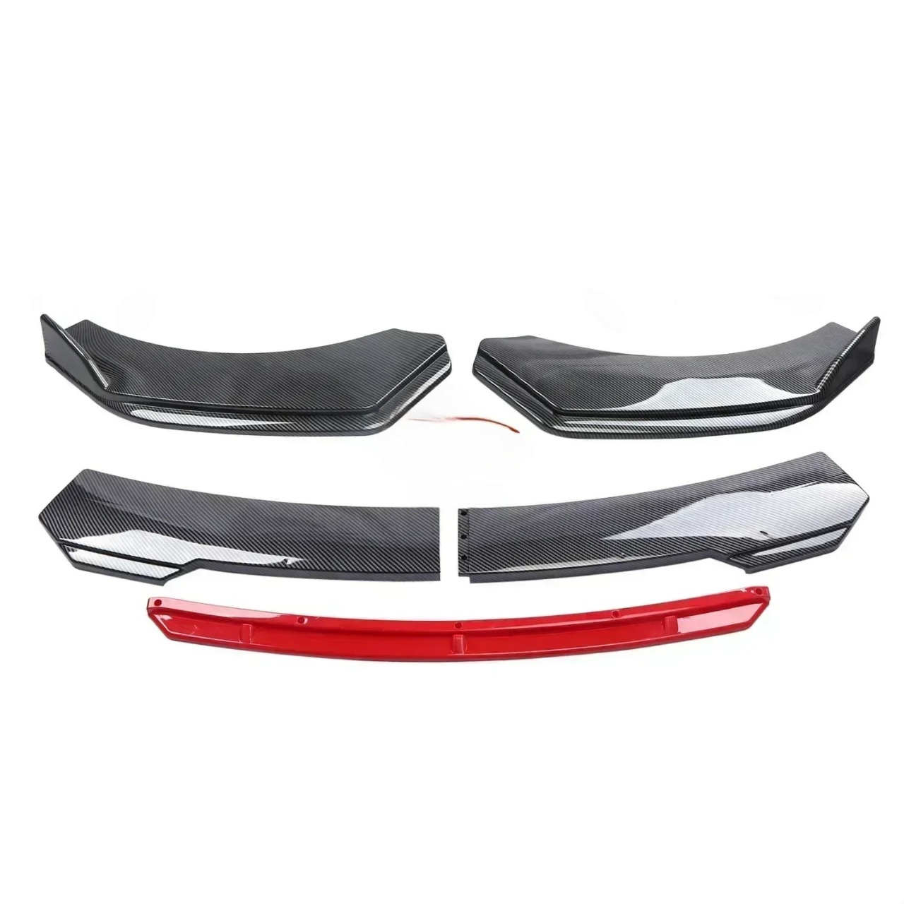 Splitter for Abarth 500 and 595, here the photo shows the splitter with the carbon look - M-Pure Dynamics