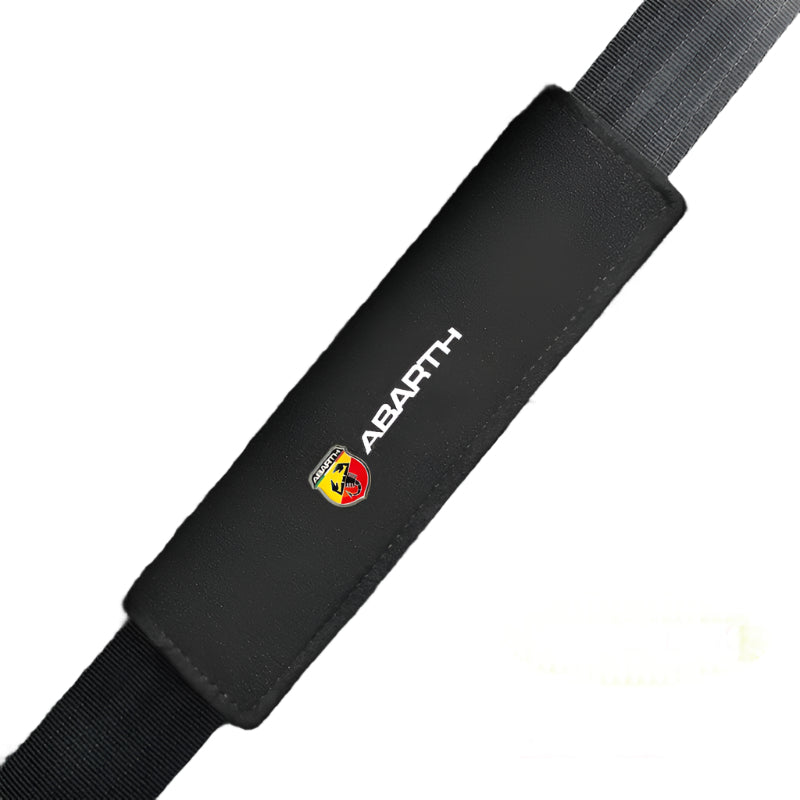 Abarth Style Passenger Belt protection, here it shows the belt with the protection om - M-Pure Dynamics