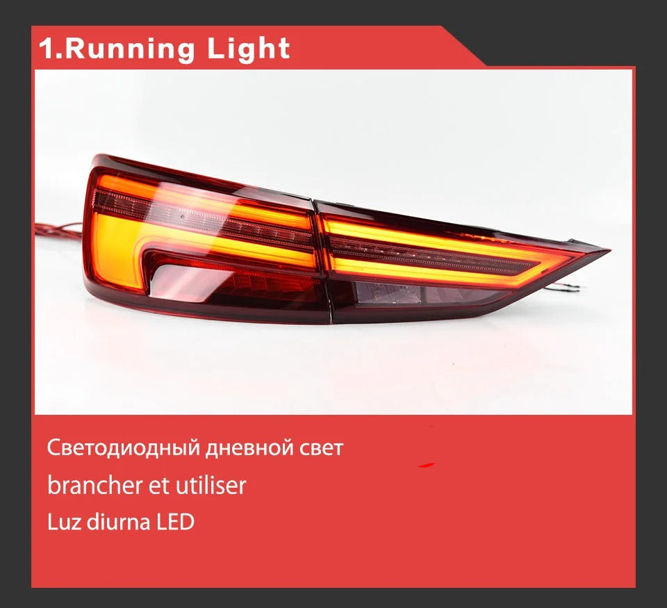 Rear Lights Upgrade LED Dlr, Dynamic Lights for Audi A3 Sedan (2013-2019)