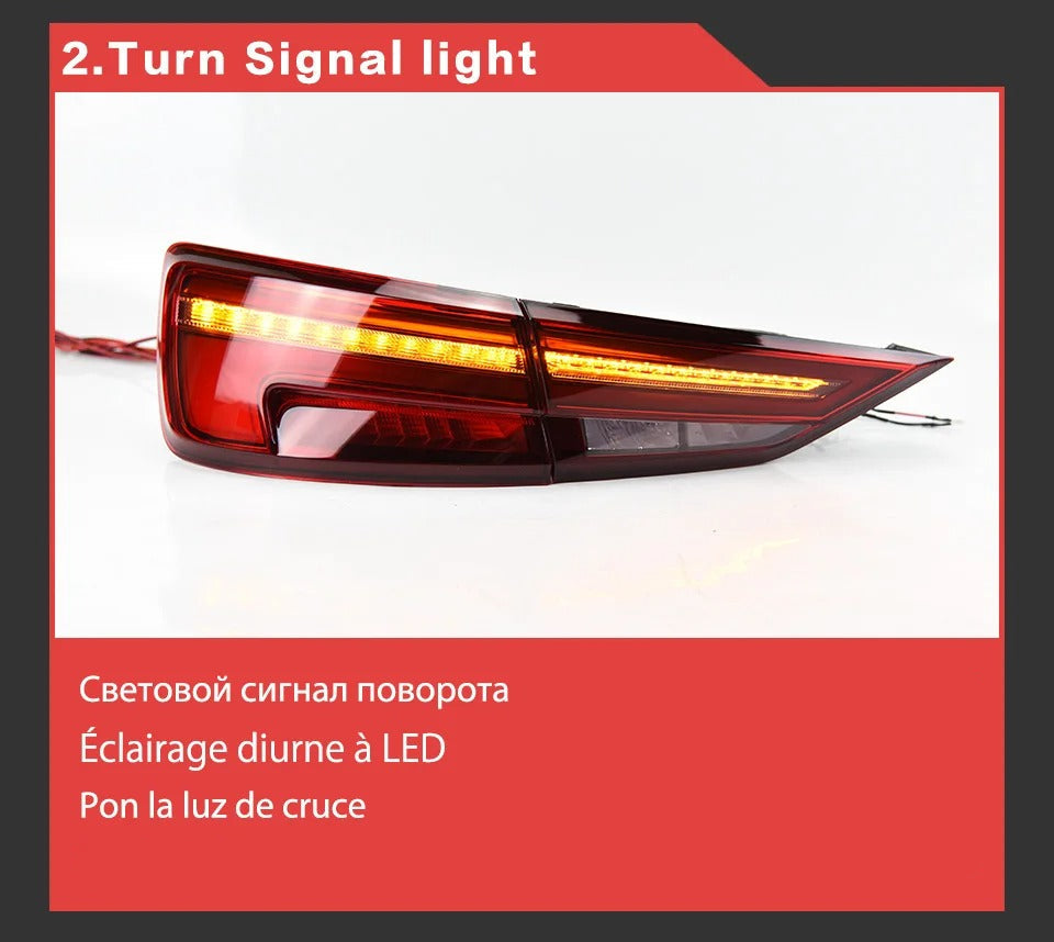 Rear Lights Upgrade LED Dlr, Dynamic Lights for Audi A3 Sedan (2013-2019)