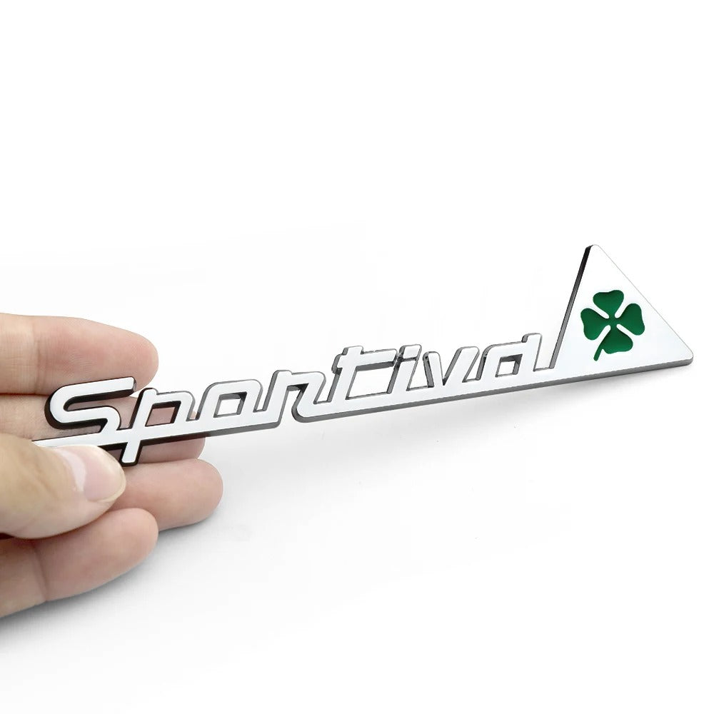 Badge "Sportiva" for Giulia, Giulietta, MiTo, Tonale, Stelvio