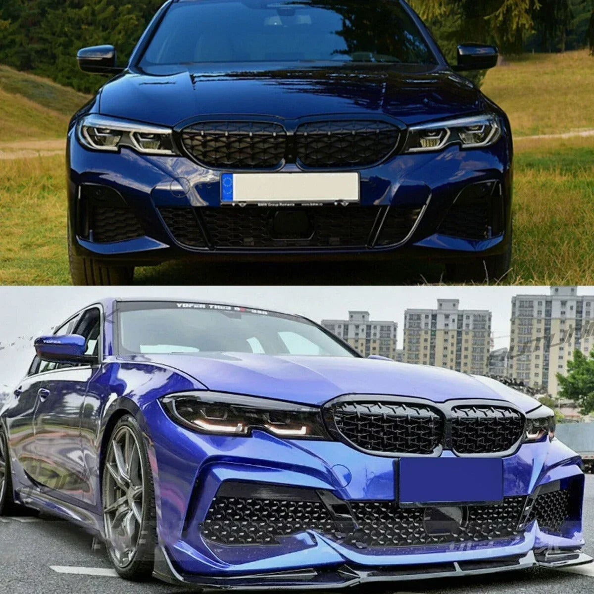 Black Grille for Bmw 3 Series G20, G21