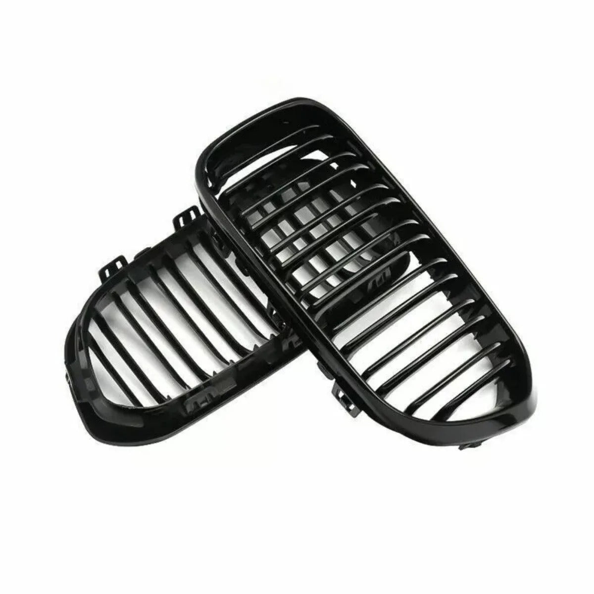 Black Front Grille for Bmw f20-f21 LCI 2015-2019, the poto shows the front grille upclose - M-Pure Dynamics