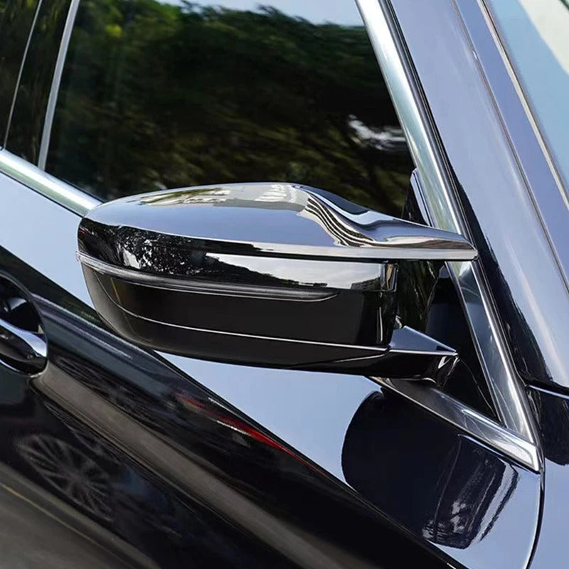 This photo shows the sport cap for the g20 in the black gloss look, mounted on the car