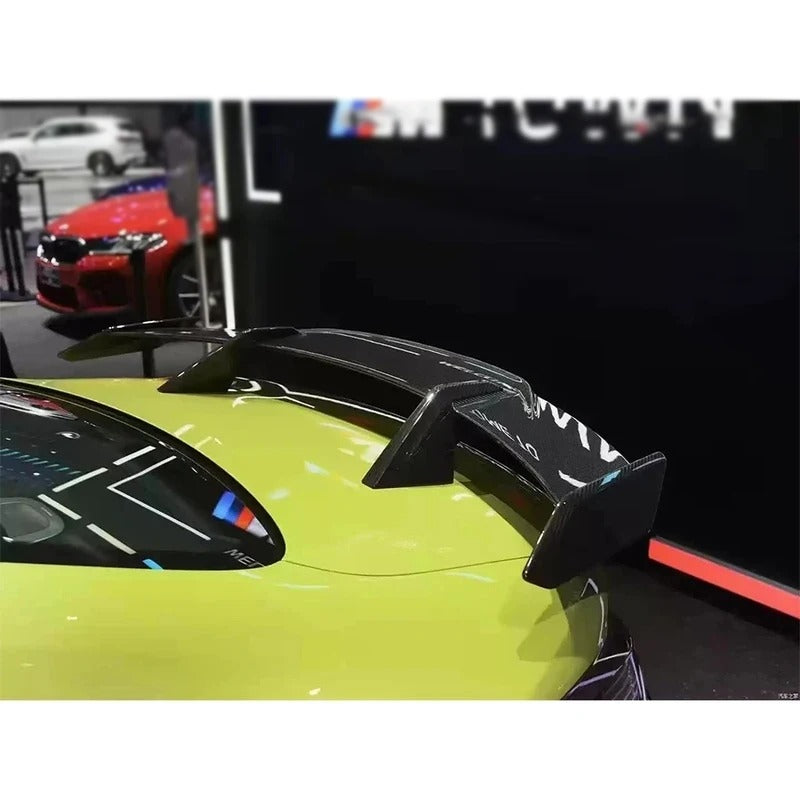 Carbon fiber Spoiler for BMW 2 3 4 5 Serie F22 F30 F32 F10 G30 G20, the photo shows the spoiler mounted on a car - M-Pure Dynamics