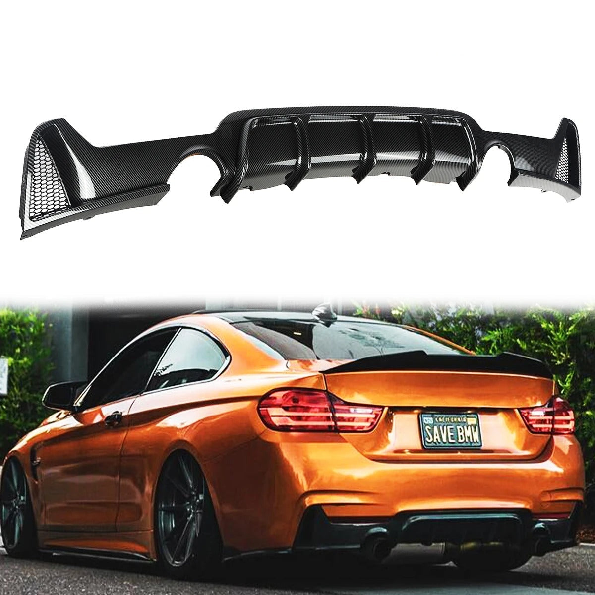 Diffuser Bmw 4 Series F32, F33, F36