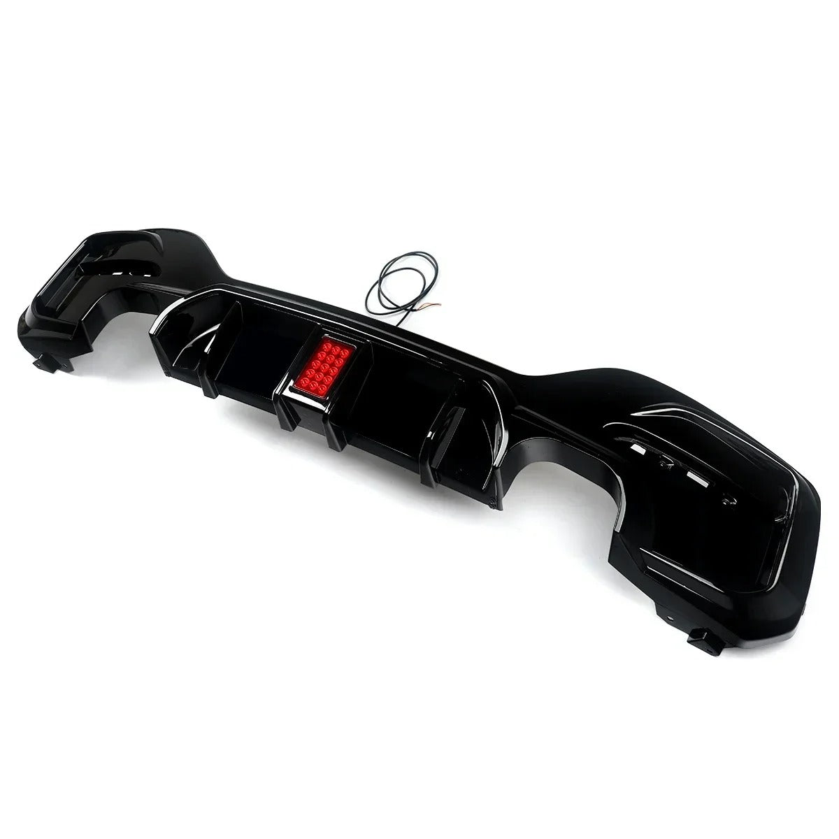 this photo shows upclose with hight quality the blak color & red diffuser