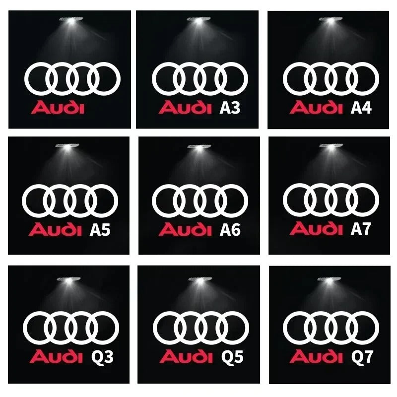 Proiettore per porta 2pz per Audi A1, A3, A4, A5, A6, A7, TT