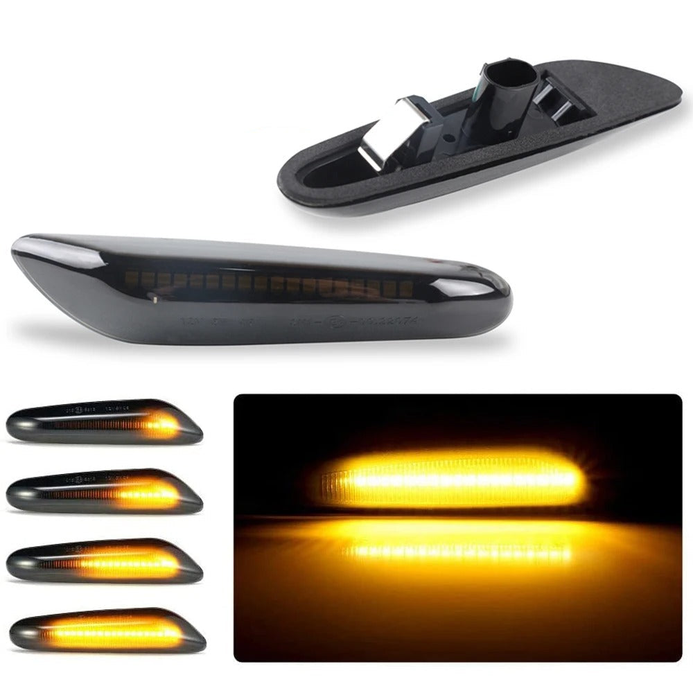 This Photo shows the Dynamic light upclose with the plug and the caratteristic, in the black colors