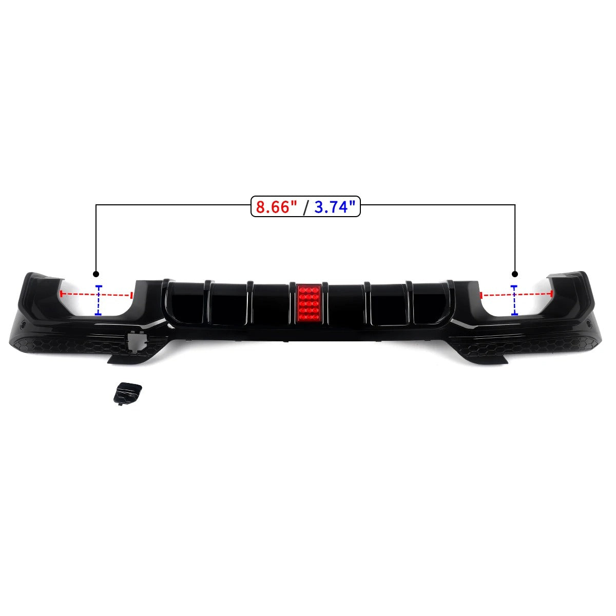 Rear Diffuser BMW X3 G01 LCI (2021-2024)