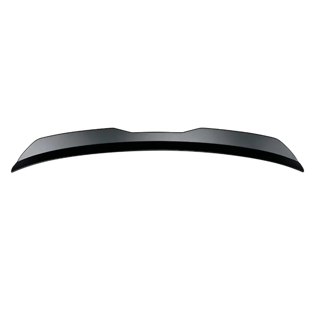 Matte black car spoiler on a white background with 'Matte Black' text.