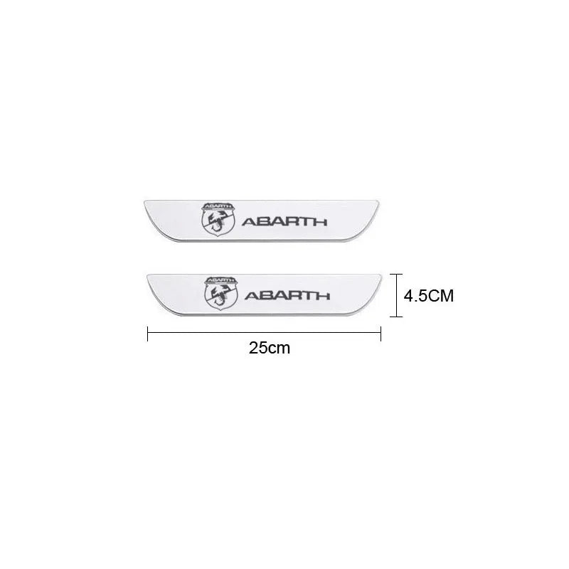 Front and Rear Door LED Sill Plat for Abarth - M-Pure Dynamics