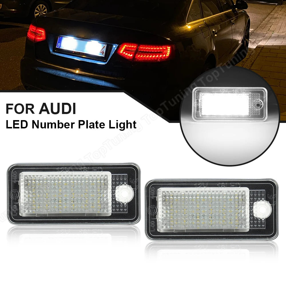 License Plate Light 2pcs Audi A3 A4 A6