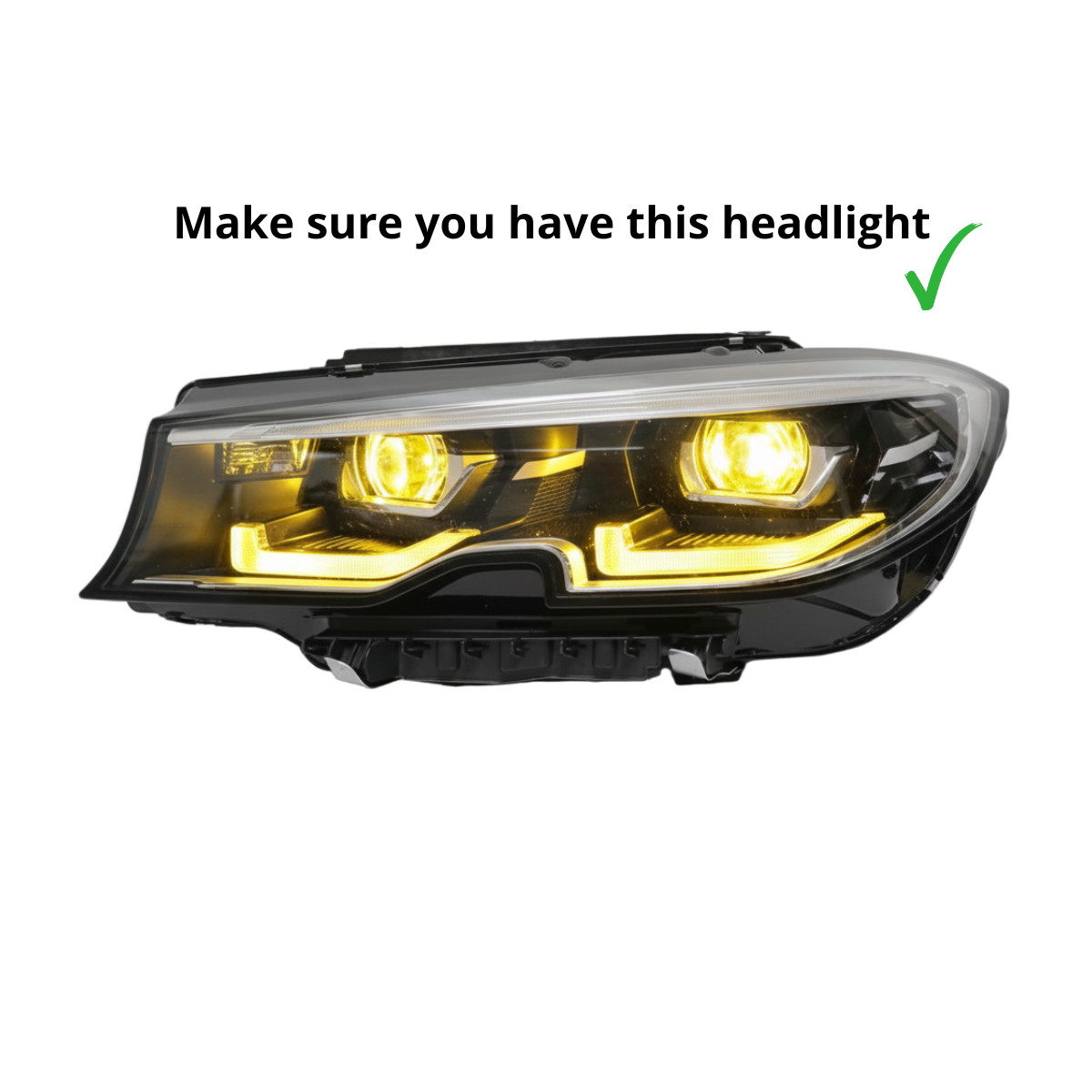 Full LED Headlight DRL for Bmw G20, G21 Pre-LCI (2019-2022)