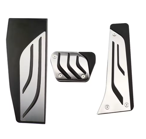 Metal Pedal Cover for BMW 1 2 3 4 F20 F21 F22 F23 F24 F30 F31 F32 F33 F34 F35 F36 F80 F82 F83 E81 E82 E88 E90 E91 E92 E93 the photo shows the metal cover of the pedals - M-Pure Dynamics
