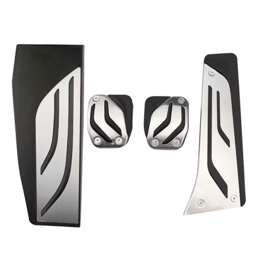 Metal Pedal Cover for BMW 1 2 3 4 F20 F21 F22 F23 F24 F30 F31 F32 F33 F34 F35 F36 F80 F82 F83 E81 E82 E88 E90 E91 E92 E93, the photo shows the metal cover of the pedals - M-Pure Dynamics