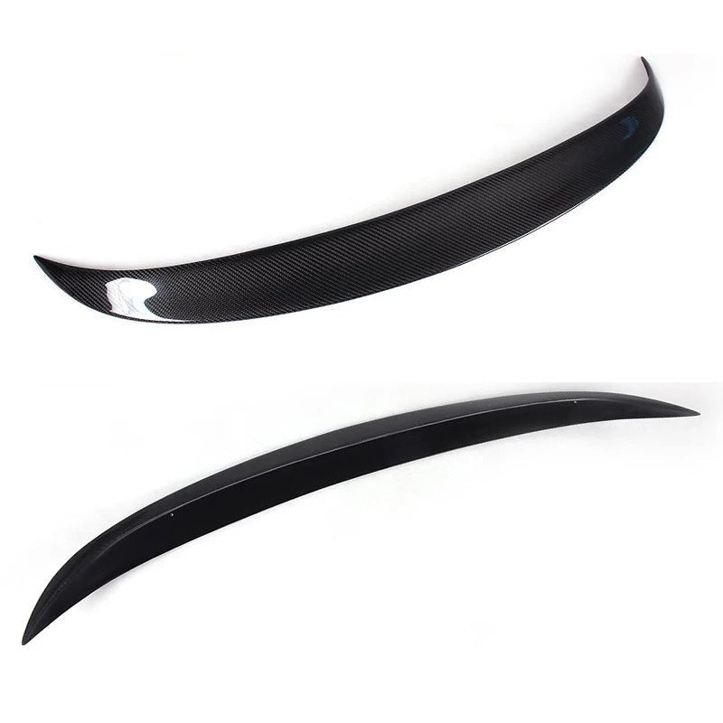 Carbon Spoiler for Volkswagen VW Scirocco Standard Non R 2010-2014.here the photo shows the carbon fiber style of the spoiler with both the front and the back - M-Pure Dynamics