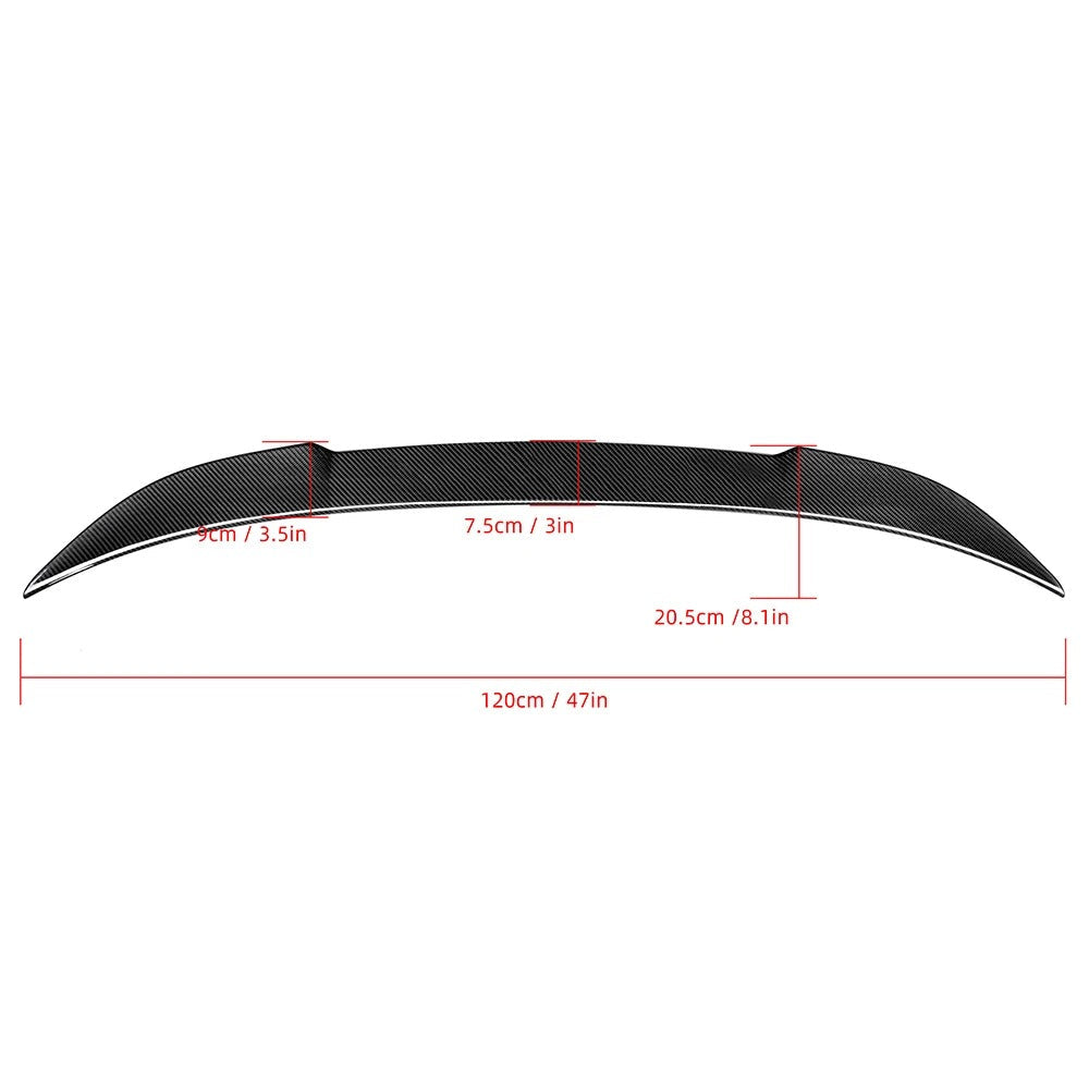 M4 Style Dry Carbon Fiber Spoiler for BMW 4 Gran Coupe F36 2013-2020