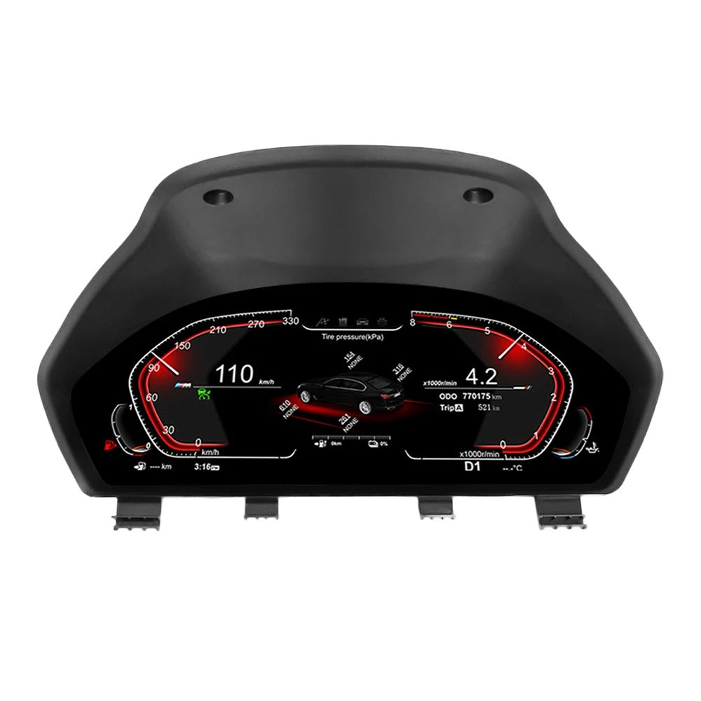 12.3 "1920*720 Car Virtual Cockpit for BMW 3 4 Serie F30 F31 GT-F34 F32 F33 F36 418D, the photo shows the virtual cockpit upclose - M-Pure Dynamics
