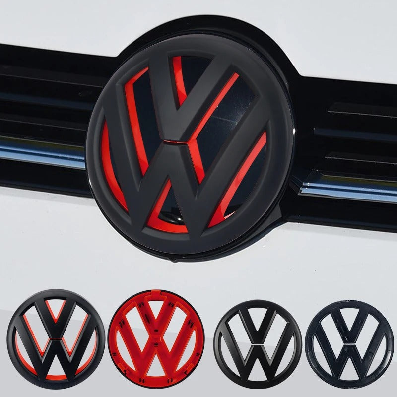 Volkswagen Colored Badge for VW Volkswagen Golf 6 golf6 MK6 GTI, the photo here shows the colored badge up close - M-Pure Dynamics