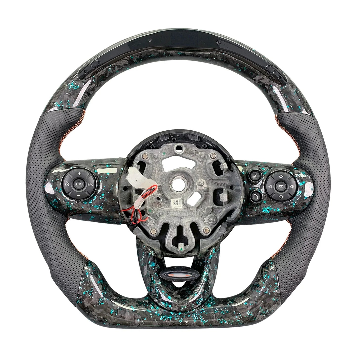 Carbon Steering Wheel with RPM LEDs Mini Hatch