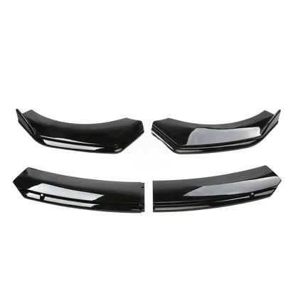 Splitter for Abarth 500 and 595, here the photo it shows the glossy black style - M-Pure Dynamics