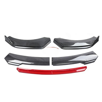 Splitter for Abarth 500 and 595, here the photo shows the splitter with the carbon look  - M-Pure Dynamics