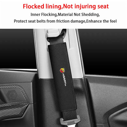 Abarth Style Passenger Belt protection, here it shows how it lines up - M-Pure Dynamics