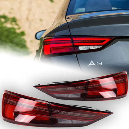 Rear Lights Upgrade LED Dlr, Dynamic Lights for Audi A3 Sedan (2013-2019)