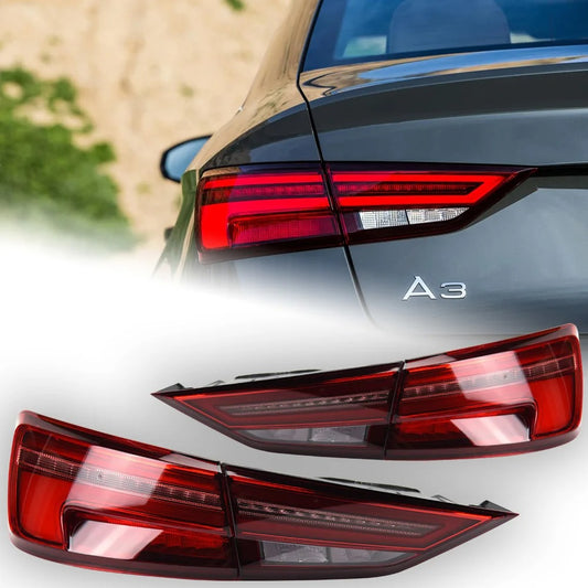 Rear Lights Upgrade LED Dlr, Dynamic Lights for Audi A3 2013-2019