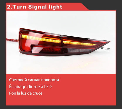 Rear Lights Upgrade LED Dlr, Dynamic Lights for Audi A3 Sedan (2013-2019)