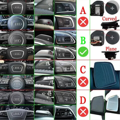 Paddle Shifter Audi A3, A4, A5, A6, A7, Q5, Q7, 2013-2016