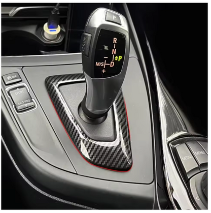 Auto Gear Shift Trim per BMW 1 2 3 4 Serie F20 F21 F22 F23 F30 F34 F35 F32 F33 F36,the photo shows the reed trim for the gearshift - M-Pure Dynamics