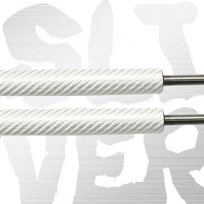 Automatic Car Trunk Spring 2pcs for Alfa Romeo Giulietta hatchback 2010-2020, this photo shows the automatic spring in the silver color - M-Pure Dynamics
