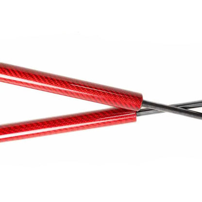 This photo shows the Automatic Boot Spring UpClose, with the red color 