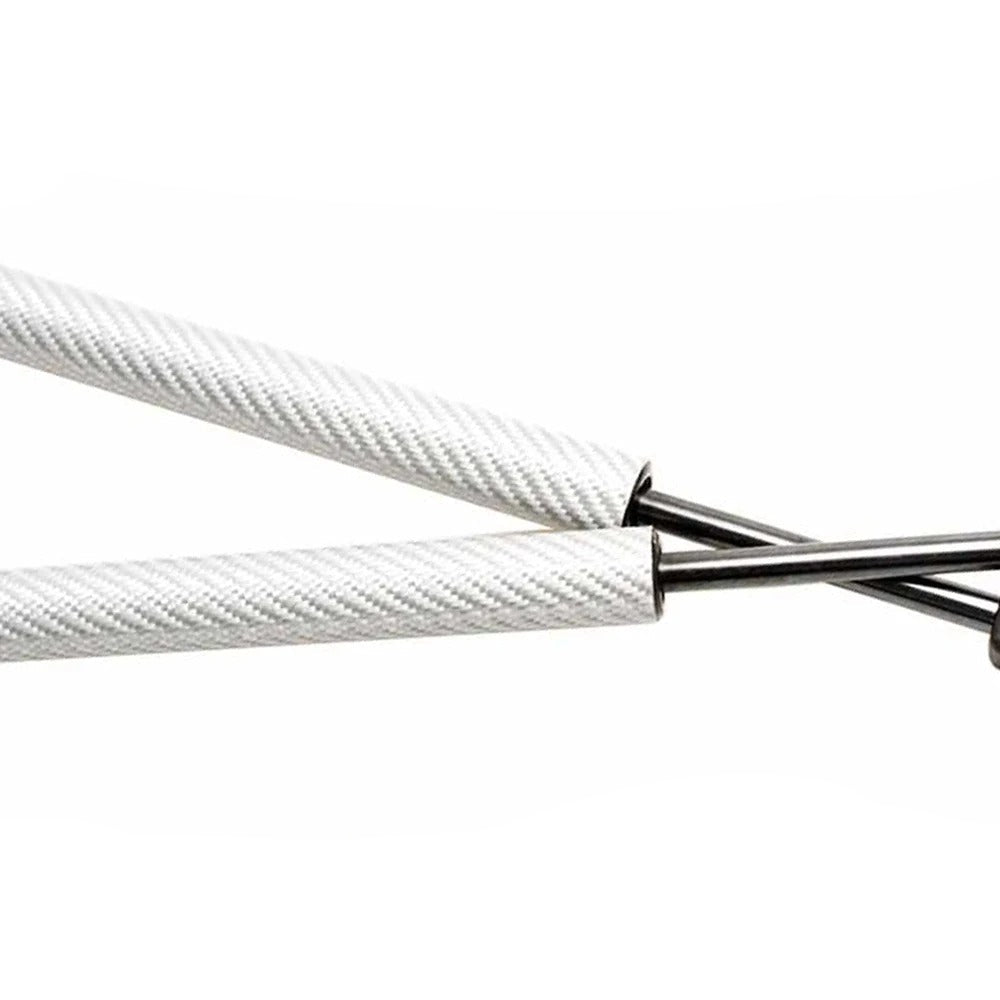 This photo shows the Automatic Boot Spring UpClose, with the white color 