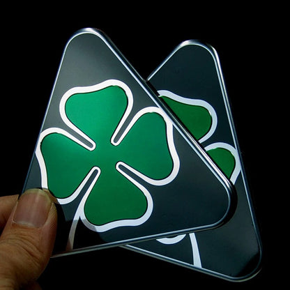 Badge Super Sport Quadrifoglio for Alfa Romeo Giulia Stelvio, here the photo shows the badges up close - M-Pure Dynamics