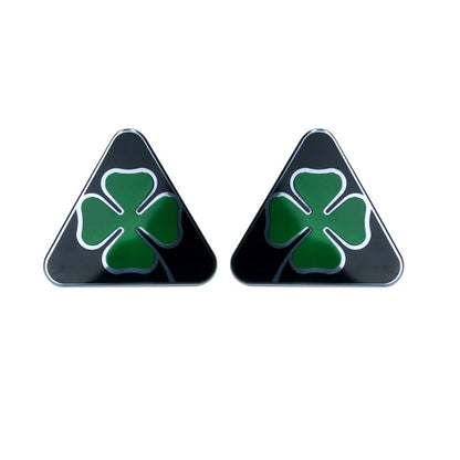 Badge Super Sport Quadrifoglio for Alfa Romeo Giulia Stelvio, here the photo shows the badges up close - M-Pure Dynamics