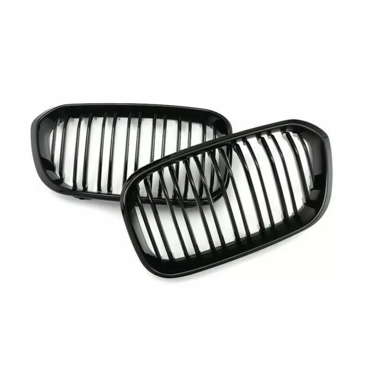 Black Front Grille for Bmw f20-f21 LCI 2015-2019, the poto shows the front grille upclose - M-Pure Dynamics