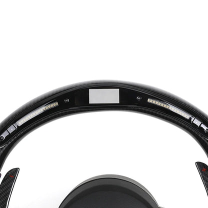 Volante in fibra di carbonio con LEDs di cambiata per Bmw Serie 1,2,3,4,5,6