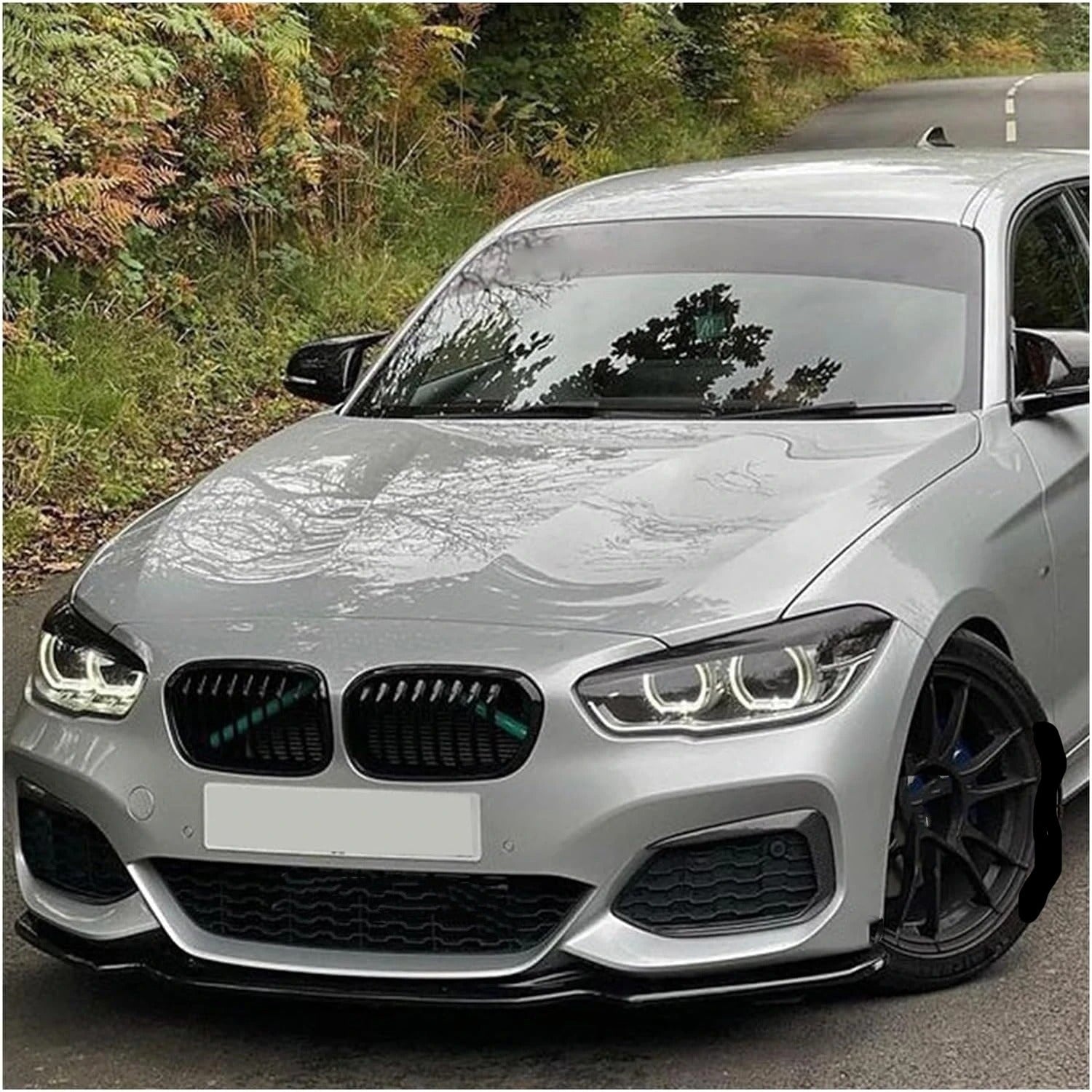Splitter bmw f20-f21 LCi 2015-2019, the photo shows the front splitter instaleld on the car - M-Pure Dynamics