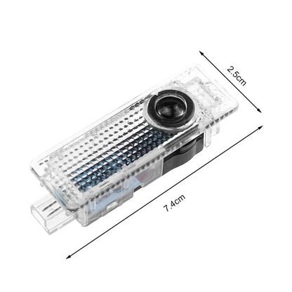Door Projector BMW F-Series, here it shows the dimensions of the door projector - M-Pure Dynamics