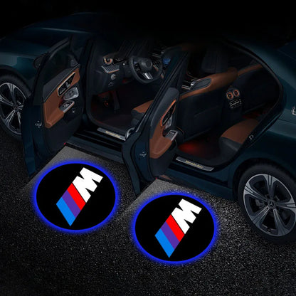 Door Projector BMW F-Series, here it shows an example on how the projectors using the M style are going to look like once installed- M-Pure Dynamics