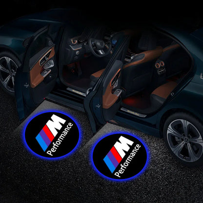 Door Projector BMW F-Series, here it shows an example on how the projectors using the M performance style are going to look like once installed- M-Pure Dynamics