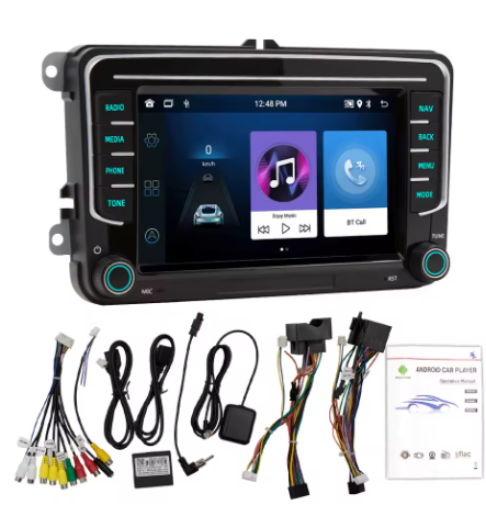 Car Radio 7" CarPlay-Android auto BT WiFi USB GPS REAR CAMERA for Golf5, Golf6, Passat B6, Polo, the photo here shows the apple carplay close up - M-Pure Dynamics