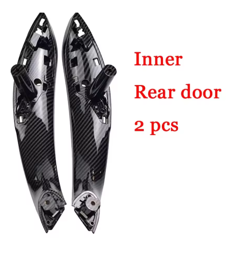 Carbon Fiber Door Handle (Inside) 2/4pcs F30 F80 F31 F32 F33 F34 F35 F36 3 4, the photo shows the 2 door handles close up - M-Pure Dynamics