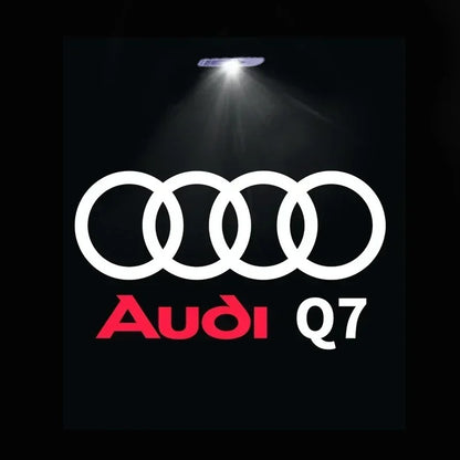 Door Projector 2pcs Audi A1, A3, A4, A5, A6, A7, Q3, Q5, Q7, Q8