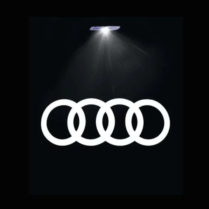 Door Projector 2pcs Audi A1, A3, A4, A5, A6, A7, Q3, Q5, Q7, Q8
