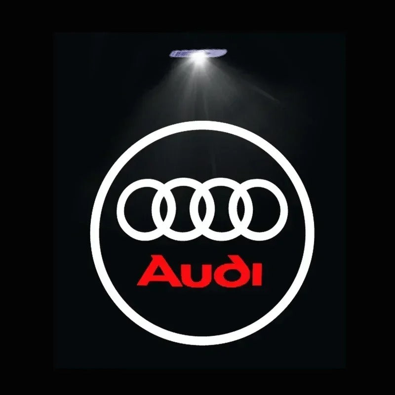 Door Projector 2pcs Audi A1, A3, A4, A5, A6, A7, Q3, Q5, Q7, Q8