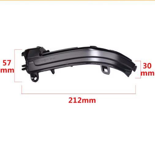 Dynamic Led Side Mirror Turn Signal Lights Indicator , the photo shows the dimensions of the product- M-Pure Dynamics